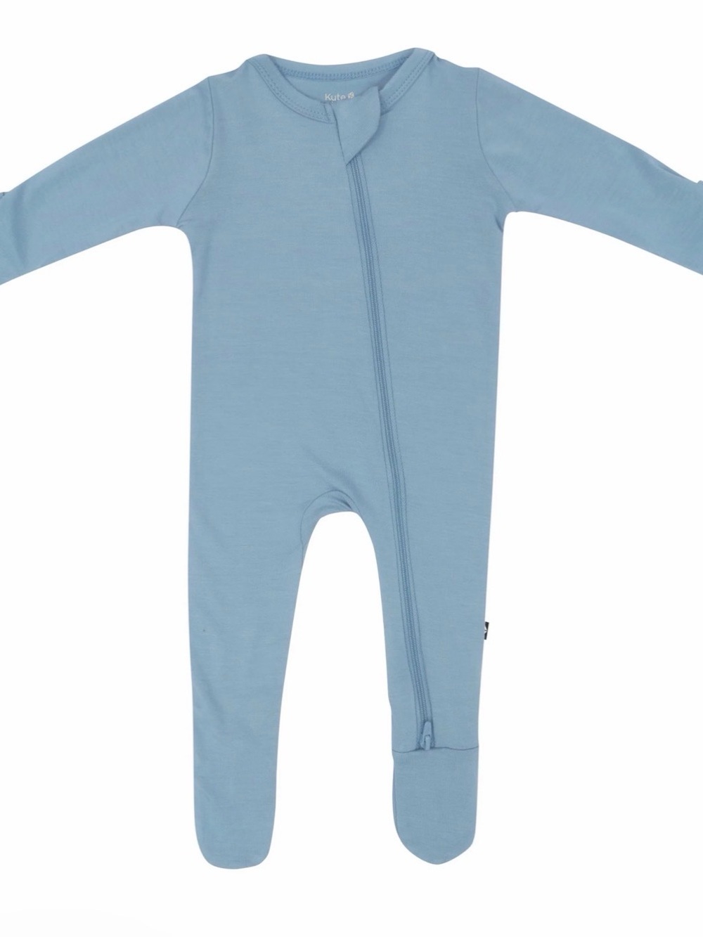 Kyte BABY Zippered Footie in Slate